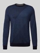 Gebreide pullover van scheerwol, model 'Eclaus'