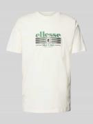 T-shirt met labelprint, model 'ELIESCA'