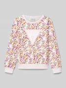 Sweatshirt met labelprint