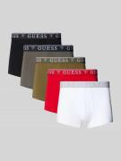 Boxershort met label in band in een set van 5 stuks