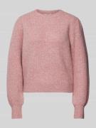 Gebreide pullover met pofmouwen, model 'Farrell'