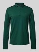 Regular fit poloshirt met labelstitching