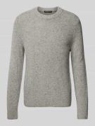 Gebreide pullover met ronde hals, model 'DONEGAL'