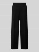 Wide leg stoffen broek met persplooien, model 'Misha city'