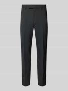 Slim fit pantalon met persplooien, model 'Ryan'