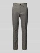 Regular fit broek met persplooien, model 'BLEECKER'