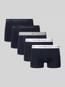 Boxershort met labeldetails in een set van 5 stuks