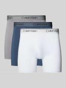 Boxershort met labeldetail