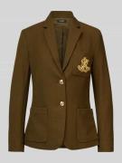 Blazer met labelbadge