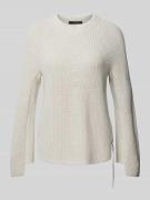 Gebreide pullover met ronde hals