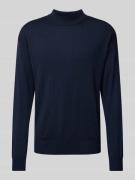 Gebreide pullover met opstaande kraag, model 'CORE'