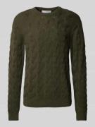 Gebreide pullover met structuurmotief, model 'CALLIS'