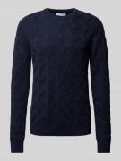 Gebreide pullover met structuurmotief, model 'CALLIS'