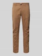 Tapered fit chino met achterzakken, model 'TORONTO'