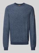 Gebreide pullover met ronde hals