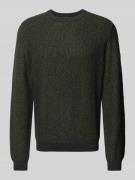 Gebreide pullover met ronde hals