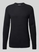 Gebreide pullover met structuurmotief, model 'Karl'