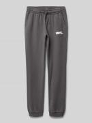 Regular fit sweatpants met labelprint, model 'VERMONT'