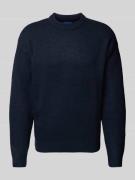 Gebreide pullover met ronde hals, model 'OLLIE'