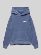 Hoodie met labelprint, model 'VERMONT'