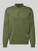 Gebreide pullover met polokraag