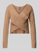 Gebreide cardigan met V-hals, model 'NANU'