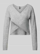 Gebreide cardigan met V-hals, model 'NANU'