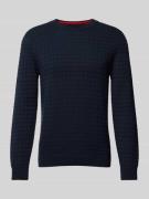 Gebreide pullover met structuurmotief, model 'Scoult'