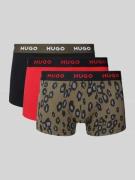 Boxershort met band met label in een set van 3 stuks