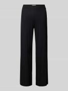 Regular fit stoffen broek in riblook, model 'STELLAARA'