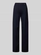 Regular fit stoffen broek met persplooien