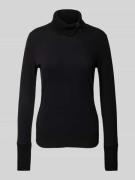 Gebreide pullover met ribboorden