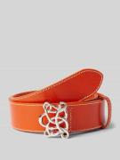 Leren riem met applicatie