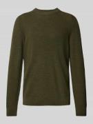 Gebreide pullover met labeldetail, model 'ROY'