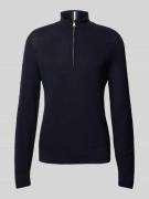 Gebreide pullover met opstaande kraag, model 'Steffen'