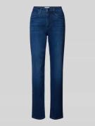 Slim fit jeans met riemlussen, model 'Style.Carola Thermo'