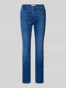 Slim fit jeans met riemlussen, model 'Style.Mary Thermo'