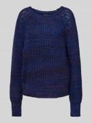 Gebreide pullover met raglanmouwen, model 'Moulinee'