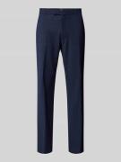 Modern fit pantalon met wol, model 'Brad'