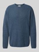 Gebreide pullover met rolzoom, model 'RYAN'