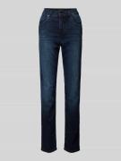 Regular fit jeans met steekzakken, model 'Cici Plate'