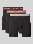 Boxershort met logo in band in een set van 3 stuks