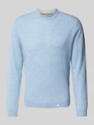 Gebreide pullover met labeldetails