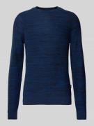 Gebreide pullover met labeldetail