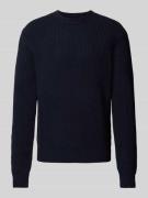 Gebreide pullover met labeldetail