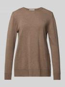 Gebreide pullover met ronde hals