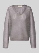 Gebreide pullover in semi-transparant design, model 'TERNE'