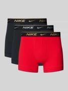 Boxershort met elastische logo in band in een set van 2 stuks