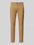 Slim fit broek met steek- en achterzakken, model 'NATAN'