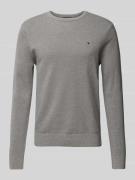 Gebreide pullover met ronde hals